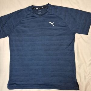 Puma Men's Blue Performance Shirt